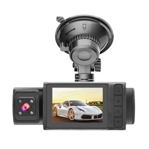 3 камеры Dash Cam 2in Clear Автомобильное зеркало заднего вида