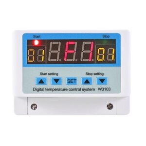 30A/DC24V светодиодный цифровой регулятор температуры интеллектуальный термостат система контроля температуры нагрева и охлаждения с датчиком
