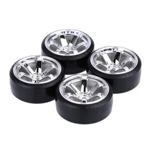 4Pcs/Set 1/10 Drift Car Tyres Hard Замена шин для TRX HSP Tamiya HPI Kyosho On-Road Drifting Car