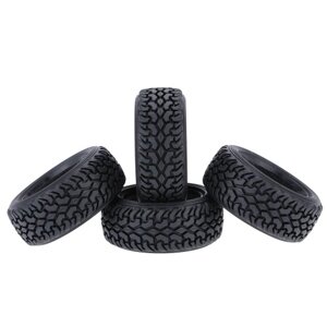 4Pcs/Set 1/10 Grain Run Flat Car Tire Замена для TRX HSP Tamiya HPI Kyosho Модель дистанционного управления автомобилем