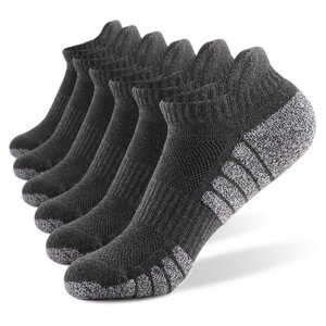 6 пар спортивных носков до щиколотки Спортивные носки с низким вырезом Толстые вязаные осенне-зимние носки Фитнес на открытом воздухе Дышащие быстросохнущие носки Износостойкие теплые носки Легкие противоскользящие