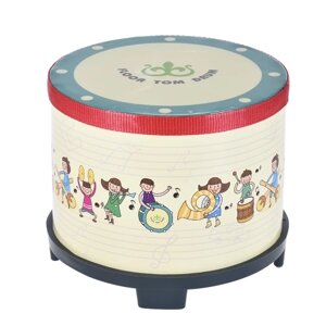 8-дюймовый деревянный барабанный сборщик барабанов Карнавальный перкуссионный инструмент с 2 молотками для детей