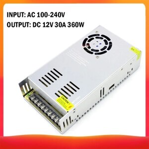 AC 100-240V к DC 12V 3A 36W Трансформатор напряжения Регулируемый импульсный источник питания Адаптер