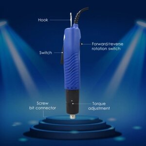 AC 110 В Электрическая Отвертка Ручной Проводной Электрический Отвертка Регулируемый Момент затяжки 1/4 дюйма Диаметр Бита Инструмент для ремонта