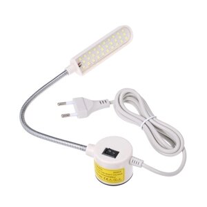 AC110-250V 6W 30LEDs Швейная машина Light Lamp Фиксированная база Гибкая гибкая трубка Гусиная шея Дизайн для работы по дому Обязанности по дому