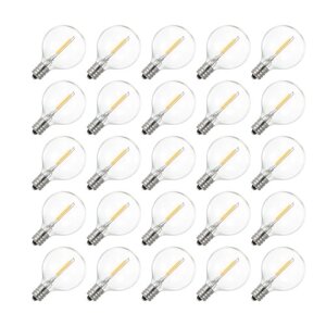 AC230V Globe LED G40 Лампа Лампа 25 Pack E12 Цокольный патрон