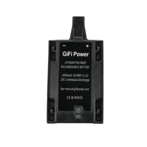 Аккумулятор GiFi Power 1800mAh 19.9Wh 20C 11.1V LiPo для дрона Parrot Bebop 3.0 RC