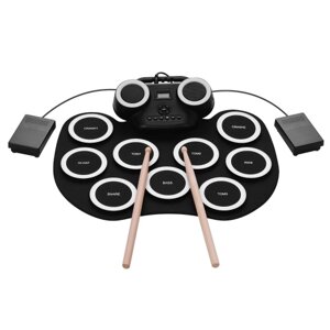 Ammoon Portable Roll-Up Electronic Drum Pad Кремниевый цифровой барабан