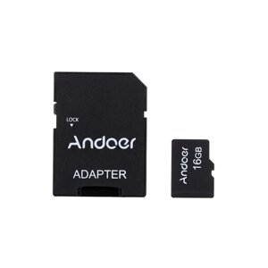 Andoer 16GB Класс 10 Карта Памяти TF-карта + Адаптер + Кард-ридер USB Флэш-драйв для Камеры Камеры Автомобиля Сотового Телефона Настольного ПК GPS