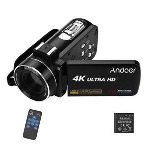 Andoer 4K Ultra HD Handheld DV Профессиональная цифровая видеокамера Видеокамера с датчиком CMOS