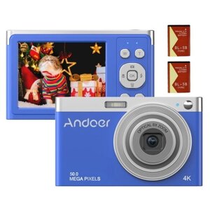 Andoer Portable 4K Digital Camera Video Camcorder 50MP 2,88-дюймовый IPS-экран