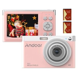 Andoer Portable 4K Digital Camera Video Camcorder 50MP 2,88-дюймовый IPS-экран