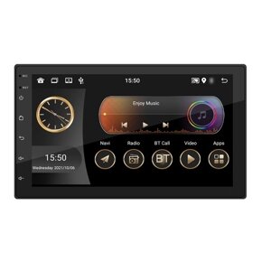 Android 11 Car Stereo Double Din GPS Navigation FM Radio с 7-дюймовым сенсорным экраном