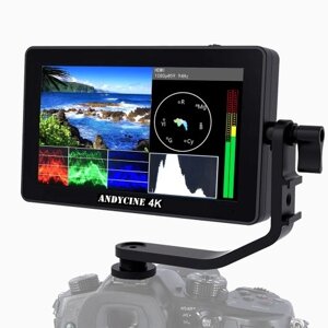 ANDYCINE A6 Plus 5,5-дюймовая зеркальная камера, полевой монитор, сенсорное управление, видеомонитор режиссера
