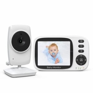 Беспроводная радионяня Видеомонитор для детской камеры Монитор с 3,2-дюймовым TFT ЖК-экраном