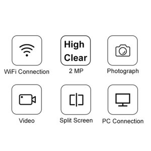 Беспроводной цифровой микроскоп High Clear 1080P WIFI 50x-1000x Увеличение микроскопа Мини карманный ручной микроскоп для iPhone / Android / iPad / Windows / MAC