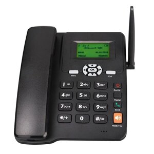 Беспроводной телефон, настольный телефон с поддержкой GSM 850/900/1800/1900 МГц, две SIM-карты, 2G, стационарный беспроводной телефон с антенной, радиобудильником, функцией для дома, домашнего колл-центра, офиса,