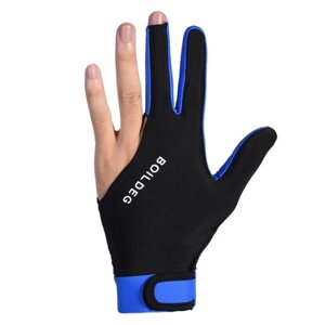 Бильярдная перчатка Противоскользящая дышащая спортивная перчатка Cue Спортивная суперэластичная спортивная перчатка на 3 пальца Подходит для левой или правой руки