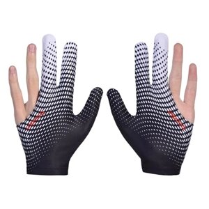 Бильярдная перчатка Противоскользящая дышащая спортивная перчатка с 3 пальцами Супер эластичная спортивная перчатка Подходит для левой или правой руки