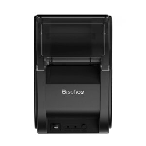 Bisofice Desktop 58 мм Термопринтер для печати чеков Проводной принтер штрих-кода USB-соединение