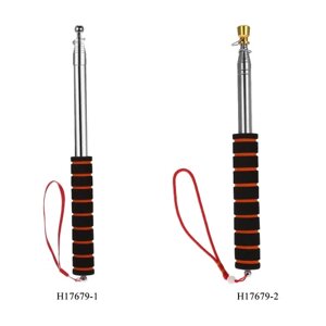 Brand New 2 м / 2,5 м Открытый флагшток из нержавеющей стали Телескопический флагшток для учителей Обучение Pointer экскурсовод Banner 79 "98" Флагшток