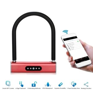 BT Smart Keyless U-Type Lock APP / пароль клавиатуры Велосипеды Мотоциклы Lock