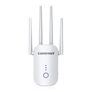 COMFAST 1200 Мбит/с Wi-Fi повторитель 2,4G/5,8G двухдиапазонный беспроводной расширитель диапазона Wi-Fi усилитель сигнала для дома настенный монтаж с портом Ethernet сброс одной кнопкой