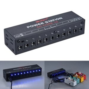 DC-CORE10 Mini Power Supply для 9V 12V 18V Guitar Effect 10 изолированных выходов Compact Portable