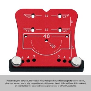 Деревообрабатывающий шарнирный открыватель 35 мм, позиционирующая пластина для открывания дверных петель шкафа, шаблон для позиционирования шарнира со сверлом для плотников, поделки своими руками