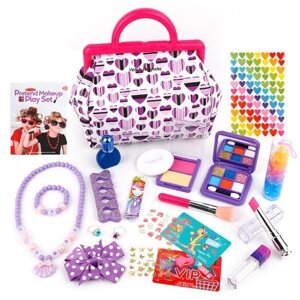 Детский набор игрушек для макияжа, подарок на день рождения для маленьких девочек от 3 лет