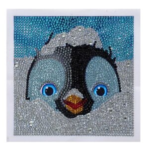 DIY 5D алмазная живопись милый рисунок пингвина 150x150 мм