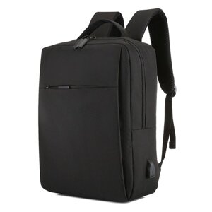 Дорожный рюкзак для ноутбука с USB-портом для зарядки Прочный большой объем с отдельным отсеком Деловые рюкзаки Подходит для сумки для компьютера 15/17 дюймов