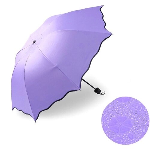Дождь ветрозащитный солнцезащитный крем волшебный цветок купол зонты от ультрафиолетового излучения складной солнечный дождливый зонтик