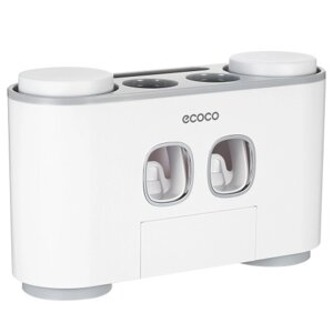 Ecoco Автоматический набор зубной пасты Squeeze Настенный держатель зубной щетки