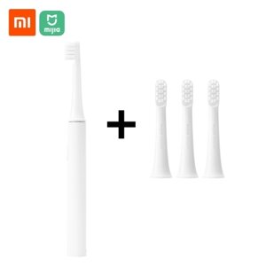 Электрическая зубная щетка Xiaomi Mijia T100 Sonic + 3 шт. лот, замена головки зубной щетки