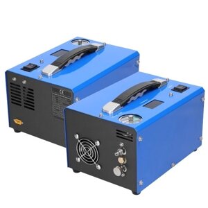 Электрический воздушный компрессор высокого давления 4500PSI с барометром, интеллектуальный портативный воздушный компрессор с автоматическим отключением, насос
