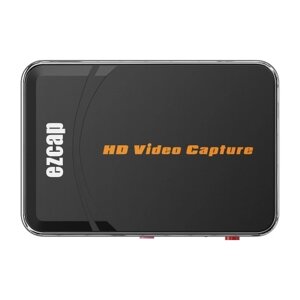 Ezcap 280HD Блок видеозахвата 1080P HD Блок записи Аудио-видео конвертер Поддержка HD IN OUT MIC IN Plug and Play для DVD-видеокамеры Телеприставка Компьютерная игровая консоль