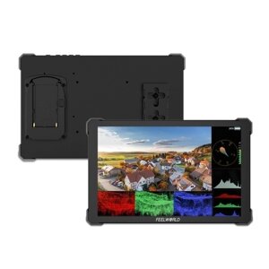 FEELWORLD T10 10,1-дюймовый цифровой зеркальный фотоаппарат, полевой видеомонитор из алюминиевого сплава