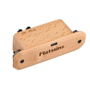 FLATSONS FR6 BT Резонансный звукосниматель для гитары Soundhole Clip-on Аккумуляторный звукосниматель