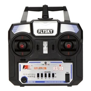 Flysky FS-i4 AFHDS 2A 2.4GHz 4-канальный радиосистемный передатчик для вертолета вертолета RC с приемником FS-A6