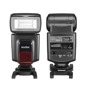 GODOX TT560II Универсальная электронная вспышка для камеры с триггерным передатчиком и мини-подставкой