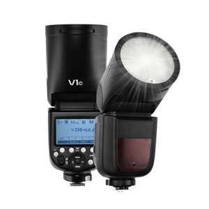 Godox V1C Профессиональная вспышка для камеры Speedlite Speedlight с круглой головкой