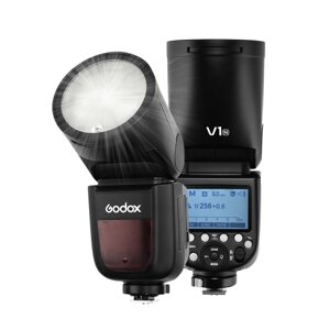 Godox V1N Профессиональная вспышка для камеры Speedlite Speedlight с круглой головкой, беспроводная 2,4G, зум Френеля