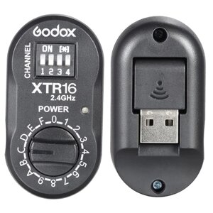 Godox XTR-16 2.4G беспроводной X-системы дистанционного управления флэш-приемник для X1C X1N XT-16 передатчик триггер Wistro AD360/DE/QT/DP/QS/GS/GT Series