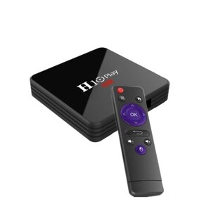 H10 PLAY Smart TV Box Android 9.0 Allwinner H6 Cortex-A53 Четырехъядерный 64-битный 2 ГБ ОЗУ / 16 ГБ ПЗУ 2.4 Г Wi-Fi Поддержка TF-карта H. 265 Декодирование 6K HD Media Player Set