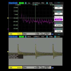 Hantek DSO2D15 Цифровой осциллограф Настольный осциллограф Осциллограф 800 * 480 пикселей 7-дюймовый TFT ЖК-экран 2 канала + 1 канал Ширина полосы 150 МГц 1 Гвыб/с Частота дискретизации Осциллограф Многофункциональный