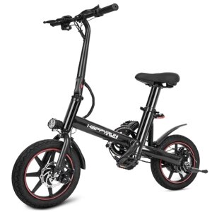 Happyrun HR-X40 Ebike, 14-дюймовые шины, мотор 250 Вт, складной электрический велосипед, максимальная дальность 25 км