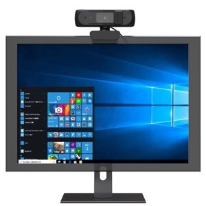 HXSJ S2 USB Webcam 2.5K FHD PC Веб-камера 5MP с AF Light Correction и двумя микрофонами для видео, обучение с конфиденциальной крышкой Черный