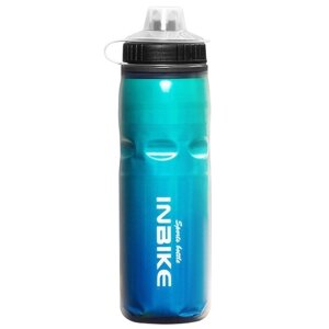 INBIKE Изолированная бутылка для воды для горного велосипеда BPA Free Cycling and Sports Squeeze Bottle с пылезащитным чехлом