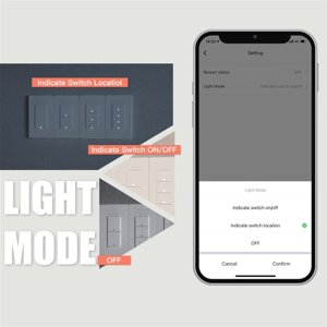 Интеллектуальный домашний переключатель Tuya Wi-Fi SpringBack Light Switch Приложение голосового управления Беспроводной пульт дистанционного управления, совместимый с Alexa и Google Assistant